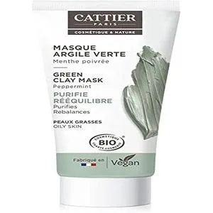Cattier Mini Mask - Green Clay - Oily Skin - 30ml - product information 2
