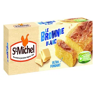 St Michel Brownies Ultra Melting White Chocolate to Share 240g - product information 1