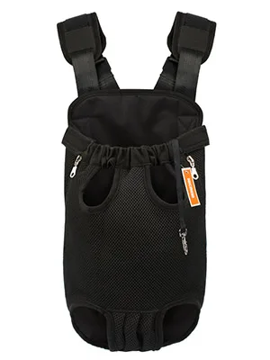 NICREW Legs Out Front Dog Carrier, Hands-Free Adjustable Pet Backpack Carrier, Wide Straps Shoulder Pads Black S - product information 12