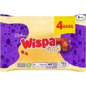 Cadbury Wispa Gold Barre de chocolat 4 x 38 g - product information 2