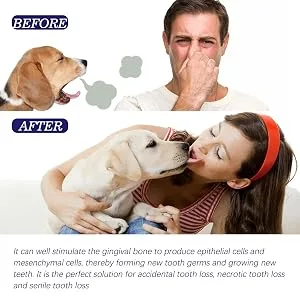 Cat Toothpaste - Freshens Breath Pet Toothpaste Safe and Effective Cat Oral Care Toothpaste for Dogs and Pets Stronrive - Soin des gencives