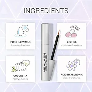Eyelash Growth Serum - Growth Activator - Longer Thicker and Fuller Eyelashes I Treatment Rich in Nutritious Active Ingredients - Mealash - Plastimea - sérum cils, revitalash, sérum, pousse de cils, eyelash, mavala, talika, castor oil, huile de ricin