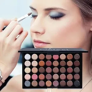 eyeshadow - 40 Colors Pearlescent Matte Eyeshadow Palette - Waterproof Natural Colors granfards palids maquillage eyeshadows Teksome - Créativité DIY