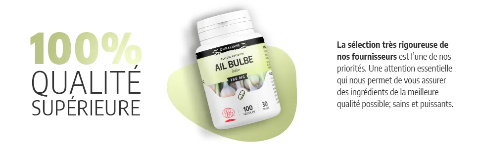 Organic Garlic - 200 capsules 280 mg - Ail bulbe image 4