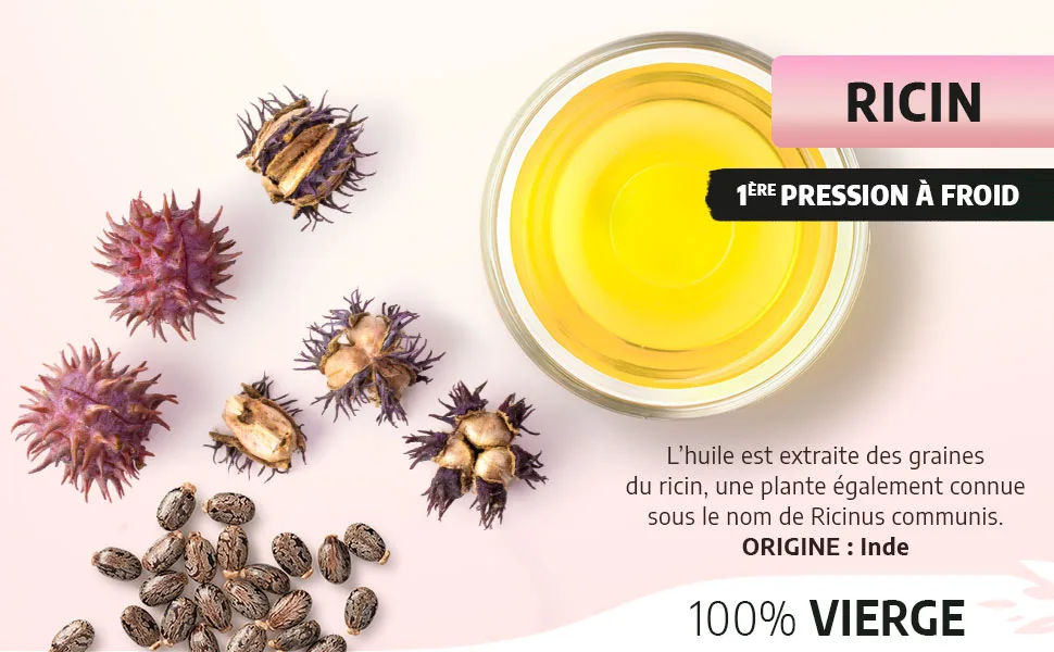 Castor Oil 150 ml Orgaliane Pure and Natural Beard Hair Eyelashes Nails Skin. - image 2