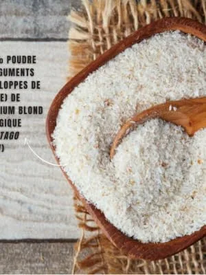 Psyllium Blond Organic - 99% Purity - 500g - Rich in Mucilage - Transit Gluten Free & Vegan - SFB Laboratoires - product information 3