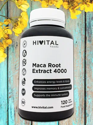 Peruvian Maca Extract Concentrate 4000mg | 120 Veggie Capsules | Helps with Energy Athletic Performance Memory Immune System & Hormone Imbalances - product information 3