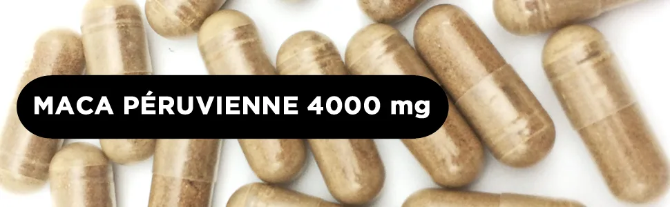 Peruvian Maca Extract Concentrate 4000mg | 120 Veggie Capsules | Helps with Energy Athletic Performance Memory Immune System & Hormone Imbalances - MACA PÉRUVIENNE 4000 mg 120 GÉLULES VÉGÉTALES HIVITAL FOODS