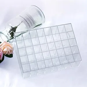 Mobengo - 40 Slot Clear Acrylic Lipstick Holder / Makeup Organizer - product information 4