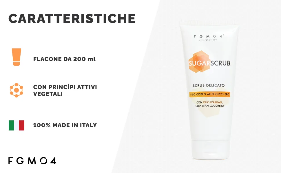 Sugar Scrub Face Body Sugar 200 ml - FGM04 Visage