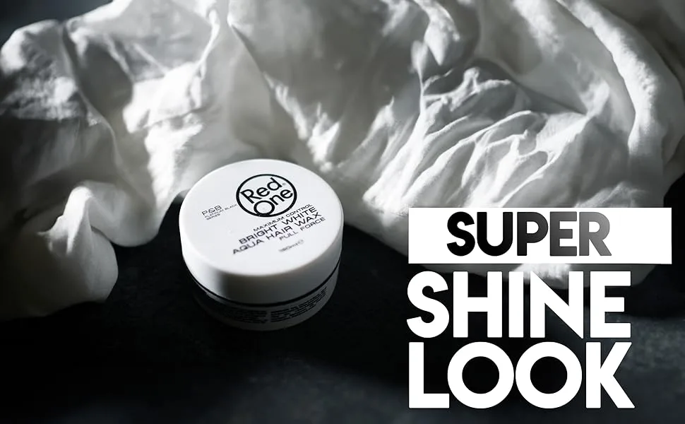 RedOne Aquatic Styling Wax White 150 ml | Provides Smooth | Ultra Hold | Gel Wax | Peach Scent | Maximum Control | - redone white wax