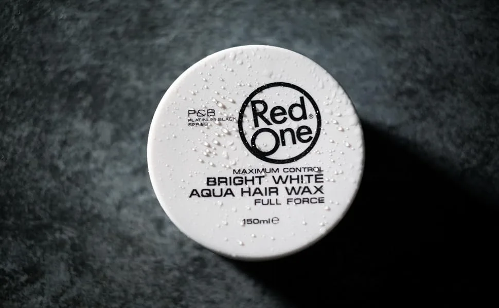RedOne Aquatic Styling Wax White 150 ml | Provides Smooth | Ultra Hold | Gel Wax | Peach Scent | Maximum Control | - redone White wax