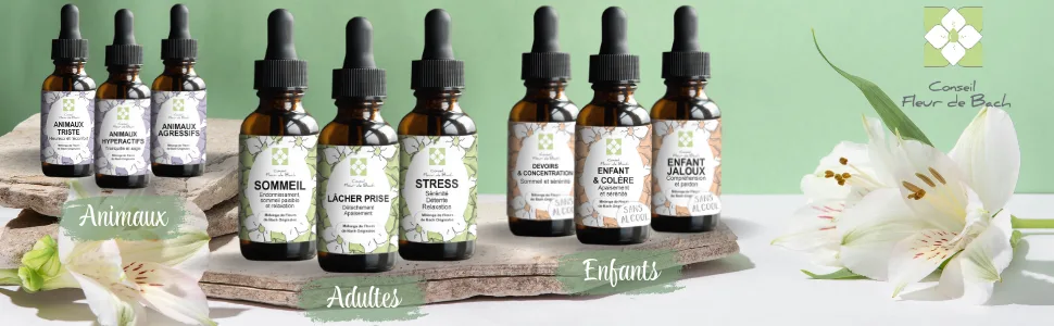 Bach flower advice - Hyperactive Animal Floral Elixir - An Effective Mix - Soothe Channel and Calm Your Dog or Cat 30ml Pack of 2 - conseil