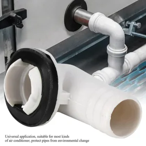 fegayu Right Angel Outlet Connector Drain Outlet Connector Air Conditioner Drain Environmentally Friendly for Air Conditioner Sewage Drainage - product information 3