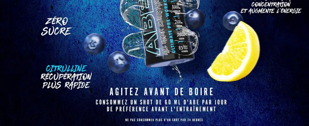 Applied Nutrition ABE Isotonic Drink Pre-Workout Drink Muscle Booster All Black Everything with Citrull - ABE shot