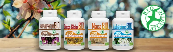 Organic Tonic 400mg - 200 tablets - Guarana Echinacea Eleutherococcus Red Ginseng - product information 1