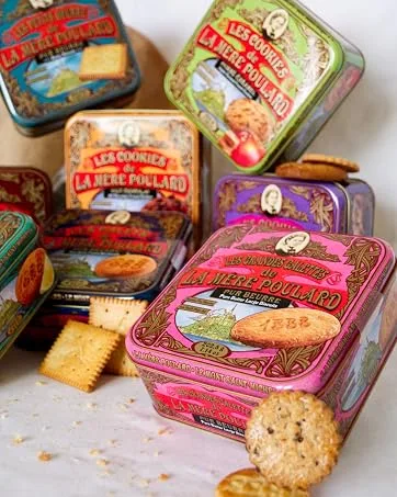 Mythical Iron Box of Cookies Chocolate Shards 400g - Biscuiterie La M re Poulard - biscuits mere poulard