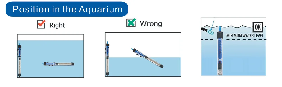 GMsound Aquarium Heater Submersible Fish Tank Water Heater Thermostat 200W for 20-75Gallon - product information 4