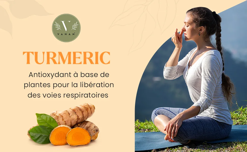 Vanan Turmeric Capsules | Pure Turmeric & Black Pepper | Herbal Turmeric Supplement for Skin & Respiratory System - product information 1