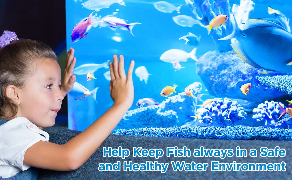 9 in 1 Aquarium Test Strips - 100 Strips Aquarium Water Test Kits for Freshwater Saltwater - Testing for Iron, Copper, Nitrite, Nitrate, pH, GH & KH, Chlorine, Total Alkalinity - Help keep Fish always in a Safe and Healthy Water Environment, fish tank test strips