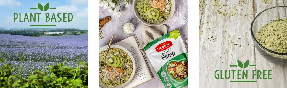 ECO 225 GR HULLED HEMP SEEDS - À base de plantes et sans gluten