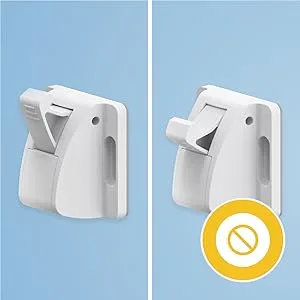 AYCORN Magnetic Cabinet Locks Child Safety (10 Locks & 2 Keys), Child Proof Locks for Cabinet Doors 10 Pack - Easy Install No Screws or Drilling - aycorn baby