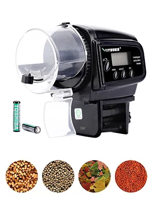 VIVOSUN Programmable Automatic Fish Feeder with Volume Timer Control - product information 9