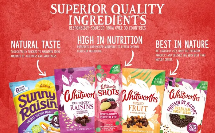 WHITWORTHS Shot (Berry & White Chocolates 36) - Withsworth Shots Élevage de fruits