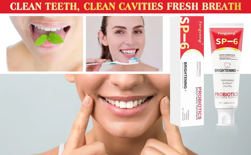 Fengyang Ultra Whitening Toothpaste SP-6 SP-6 Whitening Toothpaste whitening toothpaste toothpaste whitening toothpaste Probiotic Whitening Toothpaste - summary