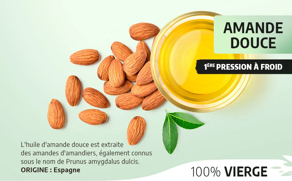 Sweet Almond Oil 900 ml 100% Natural Cold Pressed - image 2
