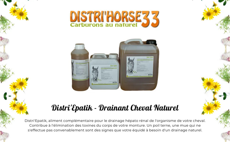 Distri'Epatik Natural Horse Draining 1 L - Image 1