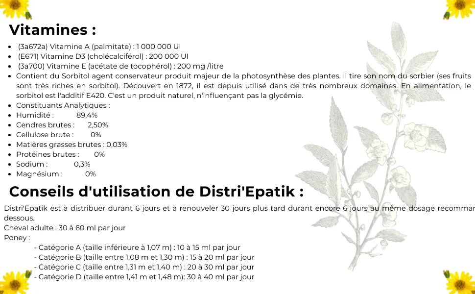 Distri'Epatik Natural Horse Draining 1 L - Image 5