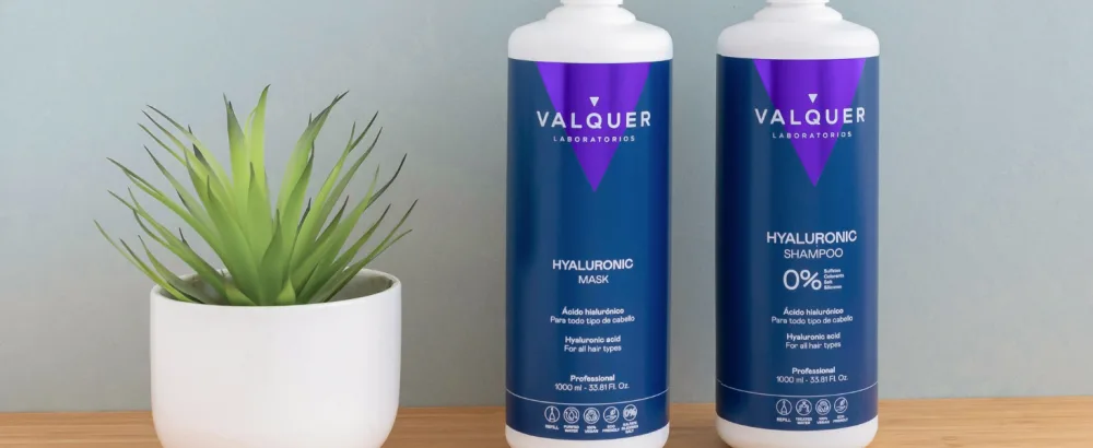 Valquer Hyaluronic Acid Mask. Extra hydration and vitality. For all hair types. Zero % - 975 ml - product information 4