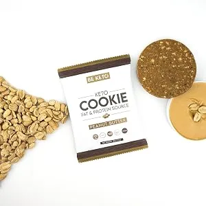 BeKeto Keto Cookie Coconut & Almond 50g Plant Based Only 2g Natural Sugars Totally Gluten Free - BeKeto Cookie Beurre d