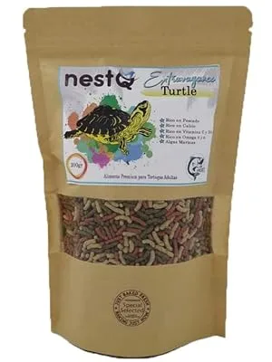 nestQ Water Turtle Food - Complete Feed for Aquatic Turtles - Tasty Pellets 200g for Balanced Nutrition Made From Fish - product information 2