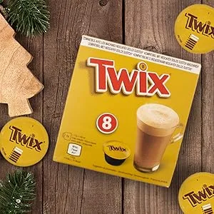 Chocolate Drinks - Dolce Gusto Compatible - 24 Capsules - Mars Twix Maltesers (8 each) - Twix