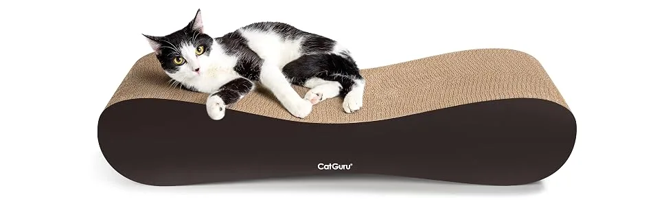 CatGuru Food Table Marshmallow - CatGuru Scratcher