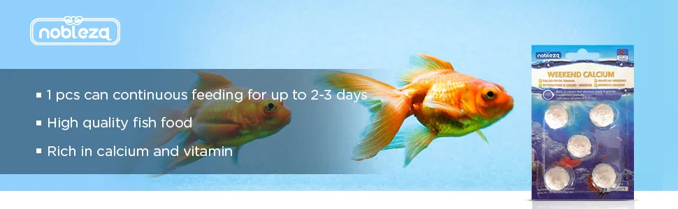 Nobleza - 3 Day Weekend Fish Food 5 pcs x 4 - product information 5