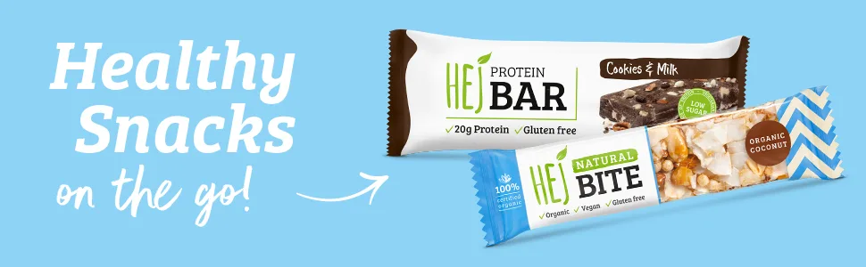 HEJ Natural FID58161 Crispy Bar Protein Bars - Snacks sains