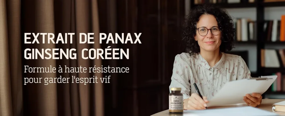 Panax Korean Red Ginseng - Extra Strong 12 500 mg - 60 Capsules - Ginseng Root Extract with 20% Ginsenosides - Vegan - panax ginseng coréen