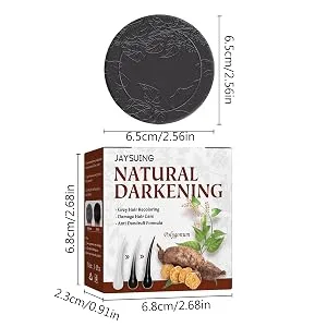 organic gray reverse shampoo natural organic conditioner soap hair coloring shampoo Polygonum Multiflorum shampoo soli shampoo(1/3/5pcs) - Barre de shampooing inversée grise biologique