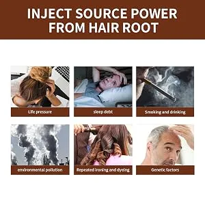 organic gray reverse shampoo natural organic conditioner soap hair coloring shampoo Polygonum Multiflorum shampoo soli shampoo(1/3/5pcs) - product information 8