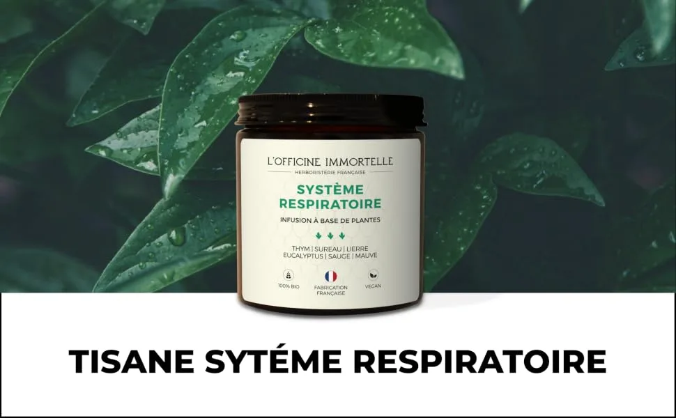 ORGANIC BREATHABLE HERBAL | BREATHABLE WELLNESS | COOLINGS | PULMONARY DEFRIGGESTION | EXPECTORANT | PURIFYING | THYME IVY EUCALYPTUS - Un allié indispensable de l’hiver pour un véritable confort respiratoire !