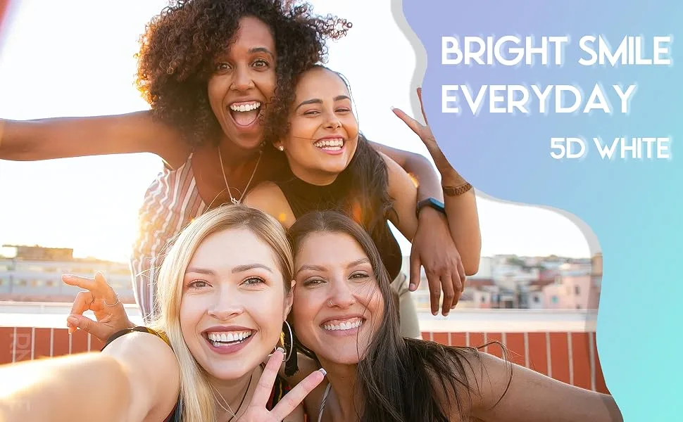 Rnitle Whitening Strips 28 Strips 56 Pieces Bright White-Strips Professional White Teeth Strips for Teeth Whitening Non-Sensitive Formula Mint Flavor - White-Strips