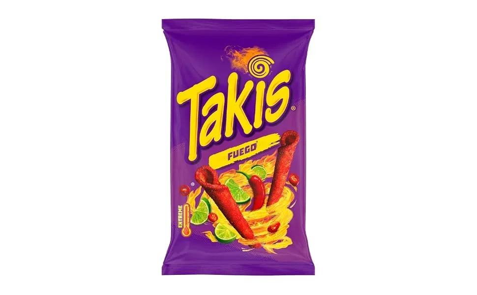 3-pack Takis - 3 x 100 g - multipack box of tortilla chips (Fuego) - for spice lovers - chips
