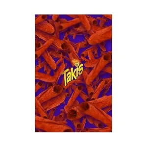 3-pack Takis - 3 x 100 g - multipack box of tortilla chips (Fuego) - for spice lovers - takis chips bleu