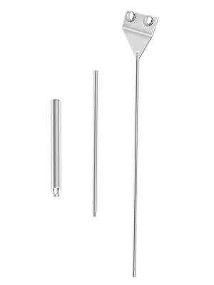 HOTOOLME Aquarium Scraper, 25.6" Stainless Steel Scraper Cleaning Razor with 10 Blades for Glass Aquarium Fish Tank - product information 3