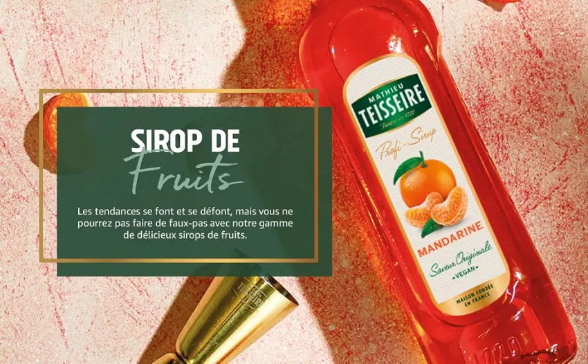 Mathieu Teisseire Watermelon Syrup for drinks cocktails with or without alcohol fruity punches lemonades soft drinks smoothies 70cl bottle - Mathieu Teisseire