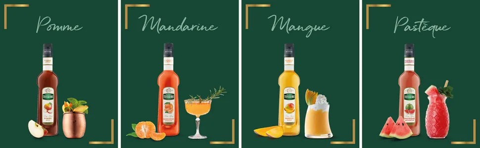 Melon syrup Mathieu Teisseire for drinks sodas cocktails with or without alcohol milkshakes smoothies 70cl bottle - Mathieu Teisseire