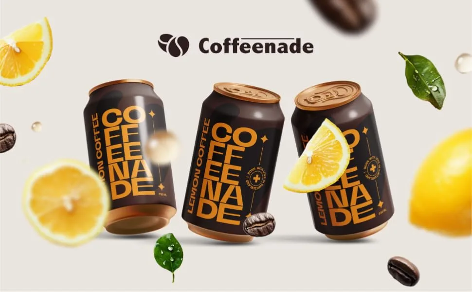Coffeenade - (12 x 330ml) - COFFEENADE Citrus - Sparkling Coffee Lemonade - product information 1